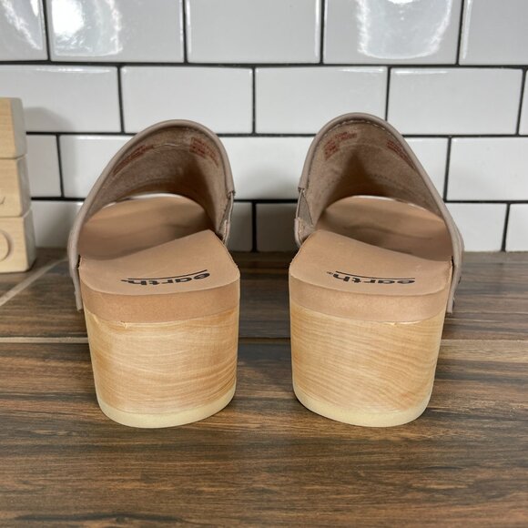 Earth Pine Tiga Womens Size 8.5 Shoes Multicolor Leather Platform Slide Sandal - Picture 4 of 16